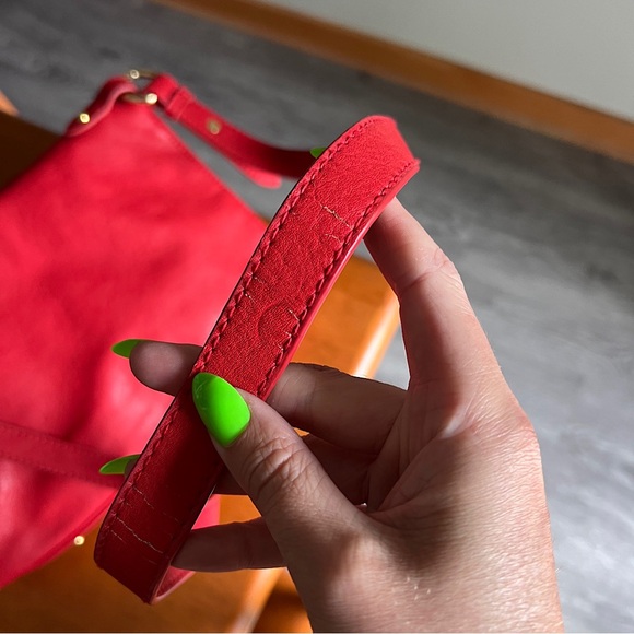 Vintage Liz Claiborne red Purse - Picture 15 of 16